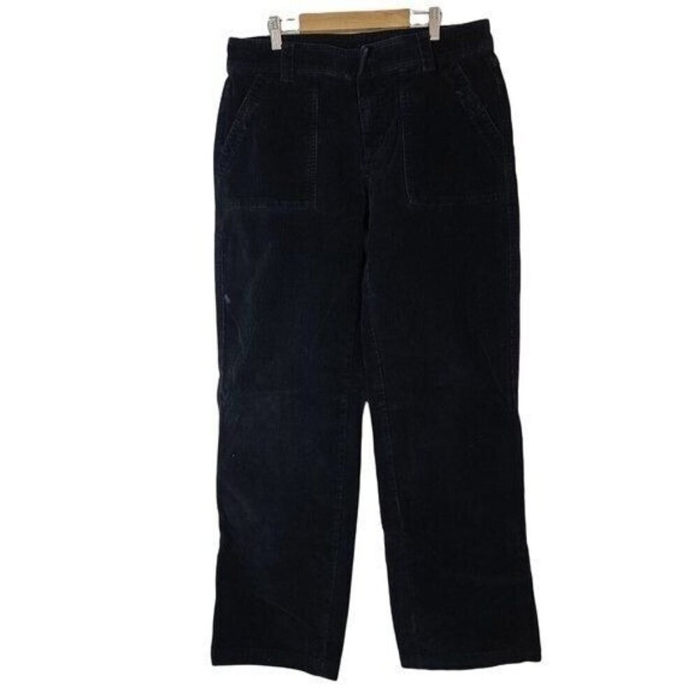 Columbia Courderoy Straight Leg Pants Black Size 12‎